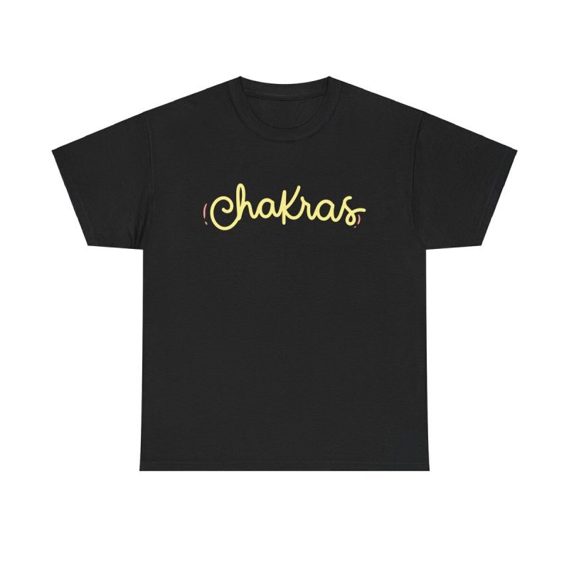 Chakras Unisex T-Shirt - Energy Healing Holistic Wellness Meditation Yoga Spiritual Art
