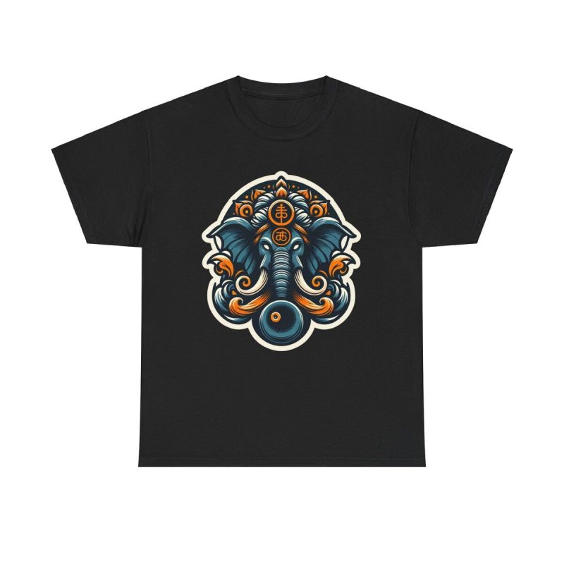 Elephant Mandala Unisex T-Shirt - Bohemian Spiritual Zen Yoga Animal Lover Meditation
