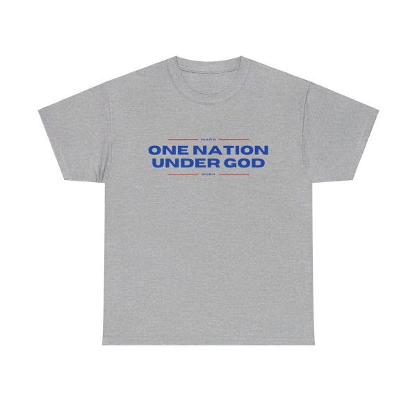 One Nation Under God Unisex T-Shirt - Usa Maga 2024 Trump Motivation America Freedom