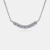 1.4 Carat Moissanite 925 Sterling Silver Necklace - Silver