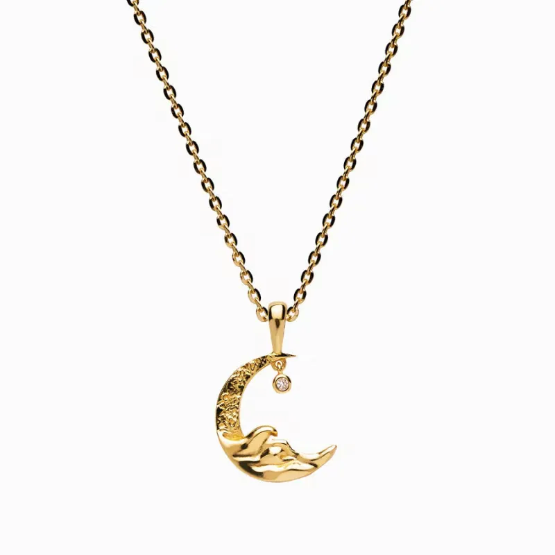 18K-Gold-Plated-Moon-Pendant-Necklace-Gold-4