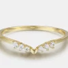 925 Sterling Silver Inland Zircon Ring - Gold