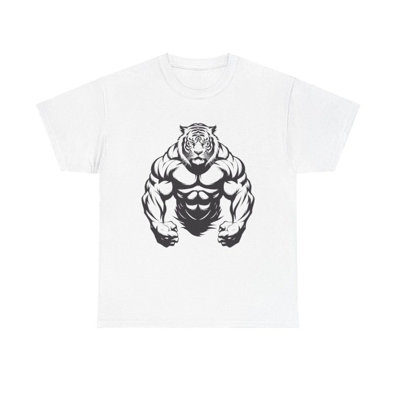 Beast Mode Tiger Unisex T-Shirt - Gym Workout Bodybuilding Muscle Strength Powerlifting