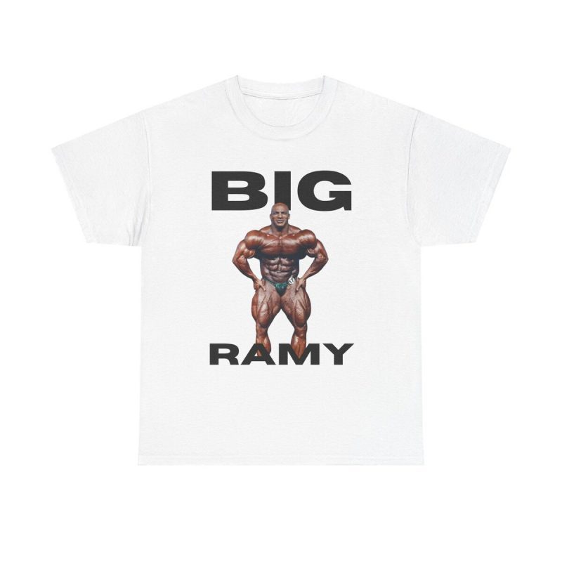 Big Ramy Bodybuilder Graphic Unisex T-Shirt - Muscle Champion Gym Fitness Workout Tee