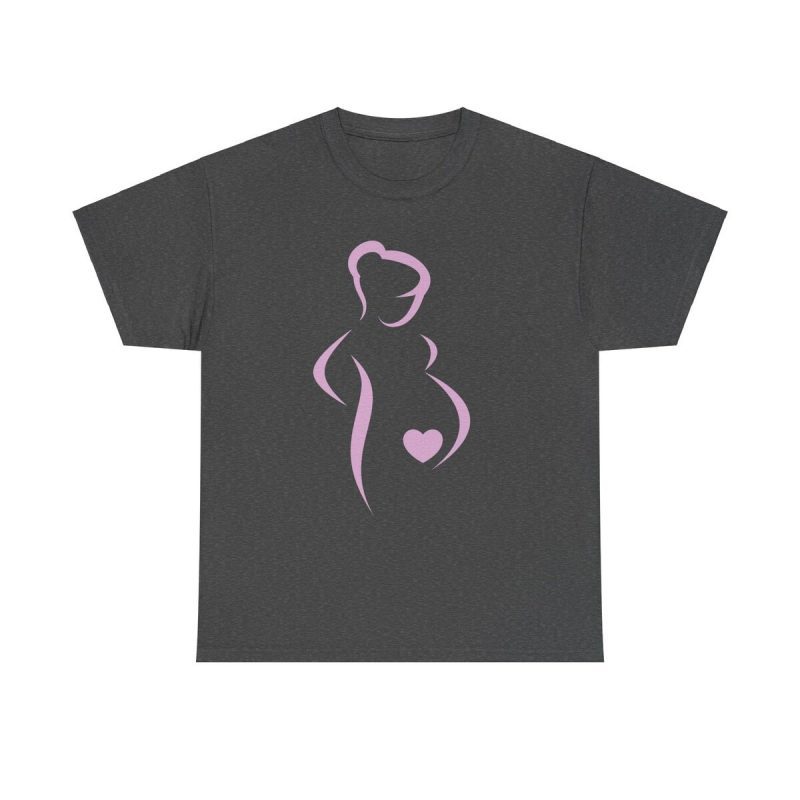 Expecting Mother Unisex T-Shirt - Cute Pretty Loving Pregnant Mom Mommy Child Minimal