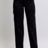 Full Size High Waist Cargo Wide Leg Jeans Plus Size