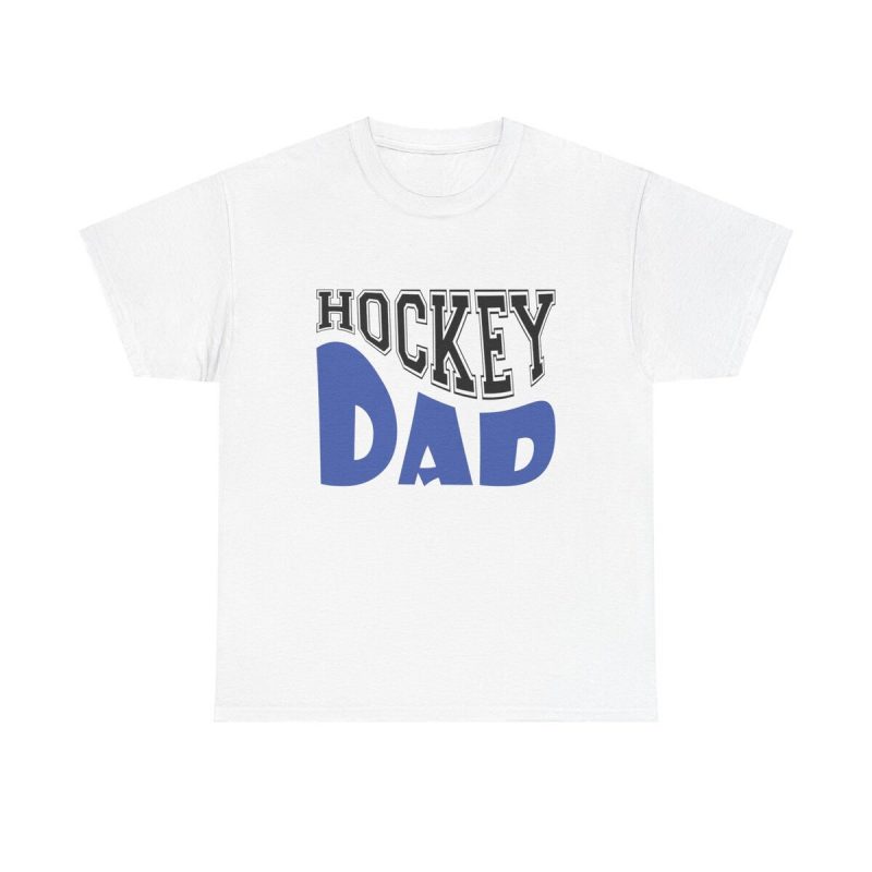 Hockey Dad Unisex T-Shirt - Cool Coach Rink Game Team Spirit Ice Family Father Day Gift