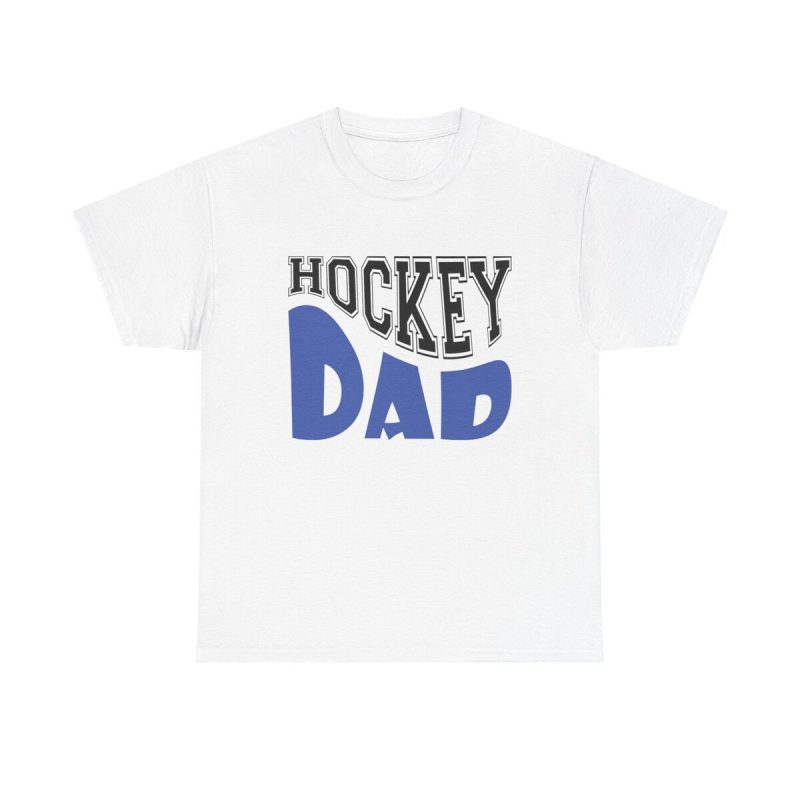 Hockey Dad Unisex T-Shirt - Cool Coach Rink Game Team Spirit Ice Family Father Day Gift