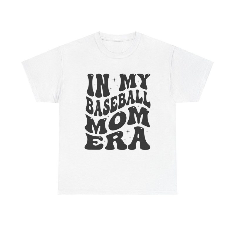 In My Baseball Mom Era Unisex T-Shirt - Mother Son Practice Team Uniform Mitt Retro