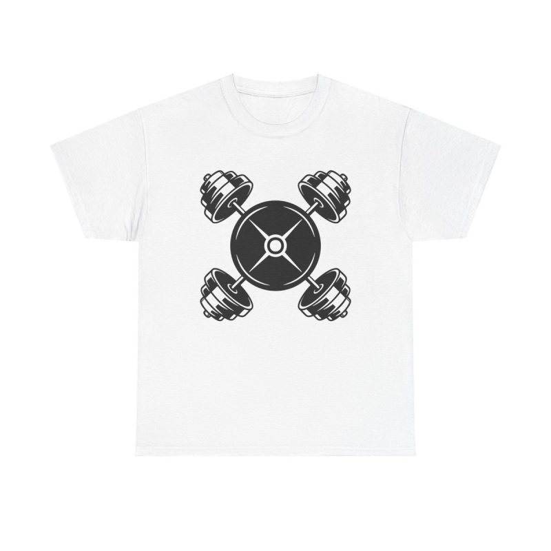 Iron Cross Unisex T-Shirt - Gym Workout Bodybuilding Muscle Strength Powerlifting Art