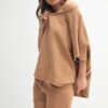 Malibu Vintage Dolman Top - Mocha 25