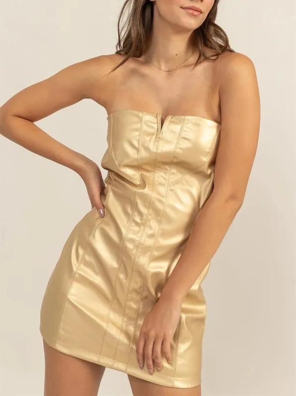 Metallic-Slip-Mini-Dress-Gold-2