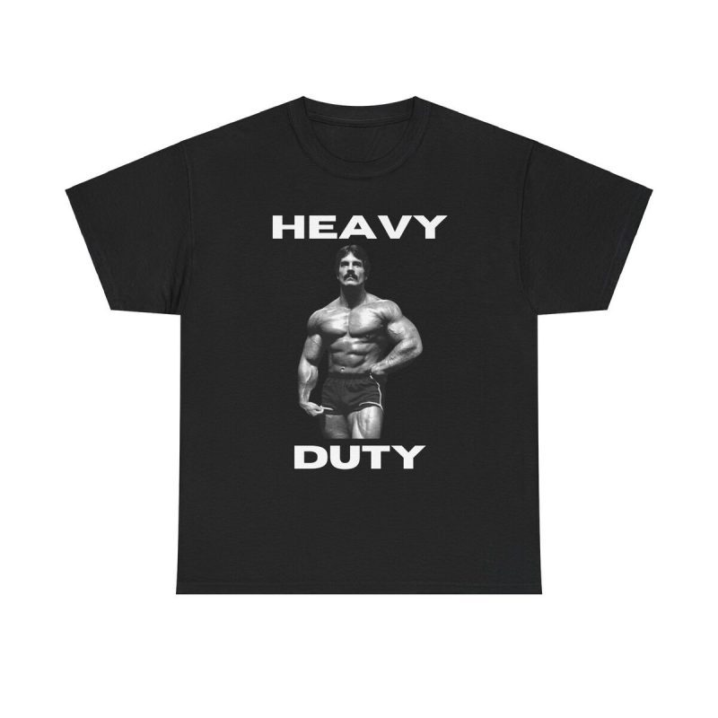 Mike Mentzer Heavy Duty Training Shirt - Gym Workout Fitness Bodybuilding Muscle