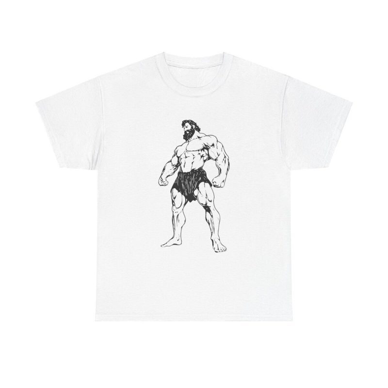 Muscular Hercules Unisex T-Shirt - Warrior Strength Gym Barbarian Greek God Strongman