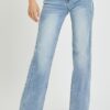 Plus Size Mid Rise Straight Jeans - Light