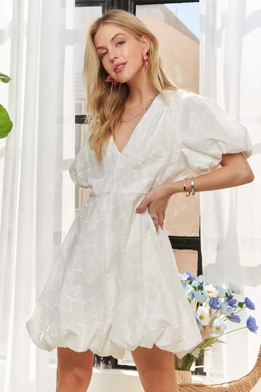 Puff-Sleeve-Floral-Dress-White-2