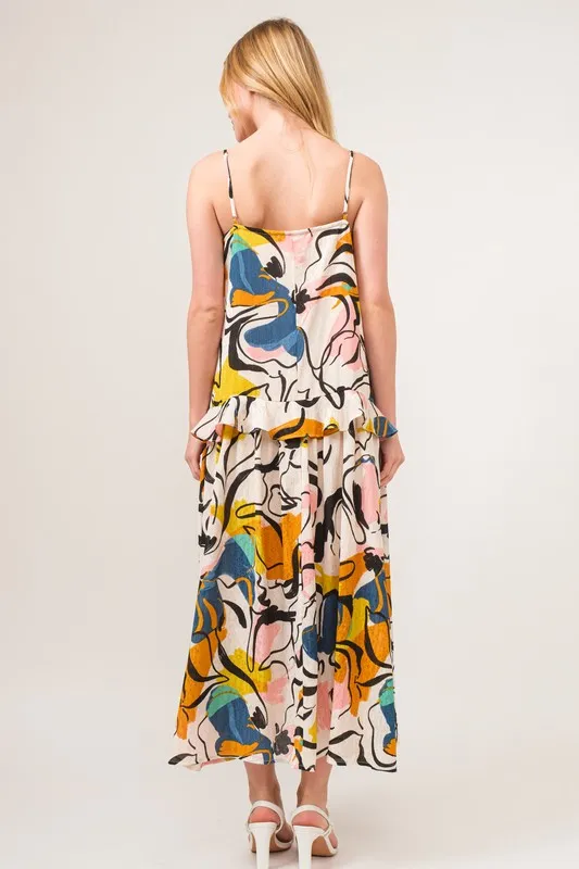 Ruffled-Abstract-Floral-Printed-Midi-Cami-Dress-Multi-2