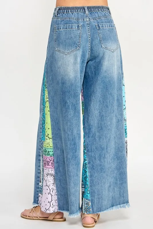 Sage-Fig-Raw-Hem-Paisley-Print-Side-Wide-Leg-Jeans-Medium-3