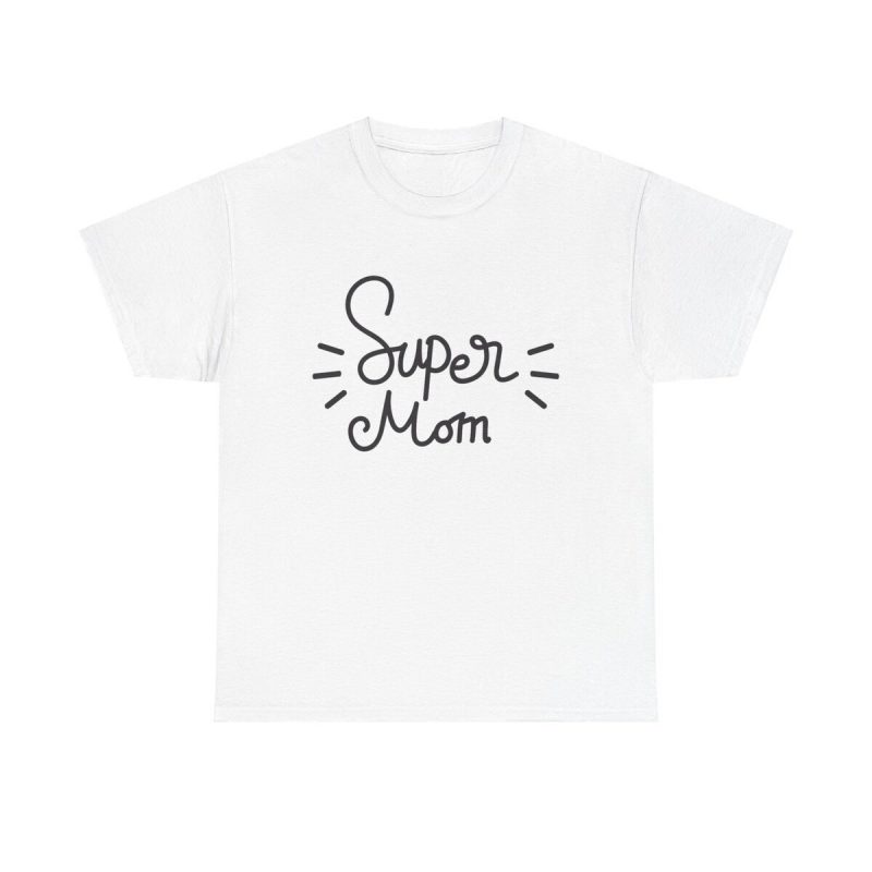 Super Mom Unisex T-Shirt - Vintage Retro Chic Trendy Elegant Pastel Mothers Day Gift
