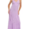 Tencel Mineral Washed Maxi Dress - B Lavender