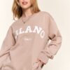 Washed Milano Pullover Sweatshirt - Taupe